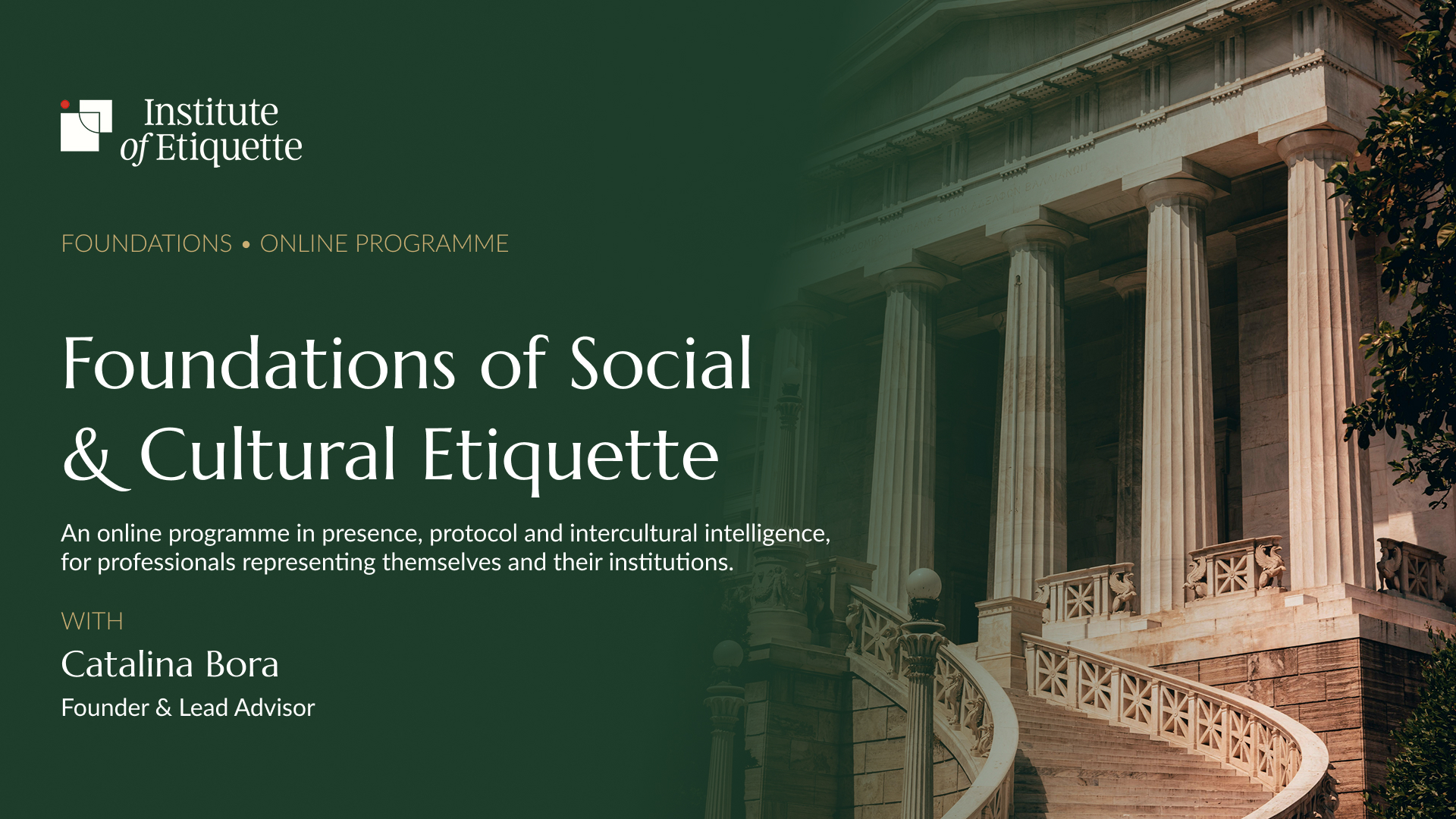 Foundations of Social & Cultural Etiquette